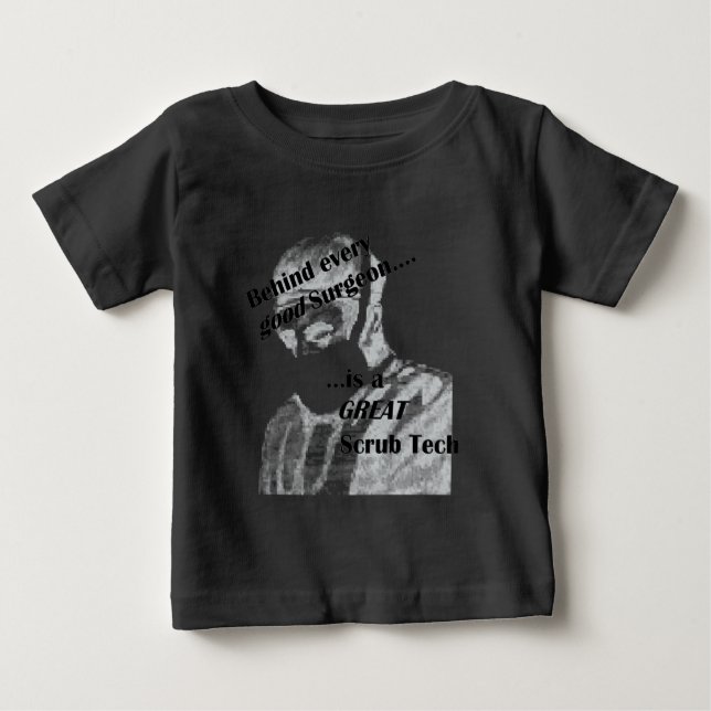 T-shirt Pour Bébé Technique de balayage (Devant)