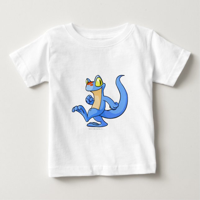 T-shirt Pour Bébé Techo bleu (Devant)
