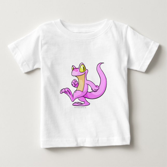 T-shirt Pour Bébé Techo rose (Devant)