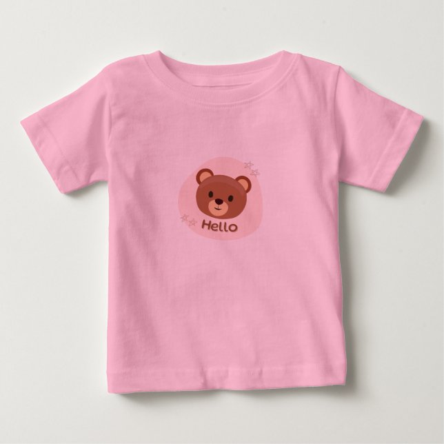 T-shirt Pour Bébé Teddy (Devant)