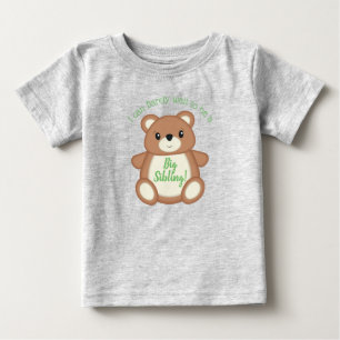 T-shirt Pour Bébé Teddy Bear Big Sister Brother