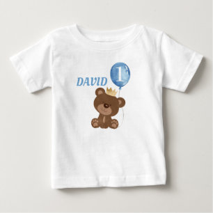 T-shirt Pour Bébé Teddy Bear Cute Baby Boy Birthday