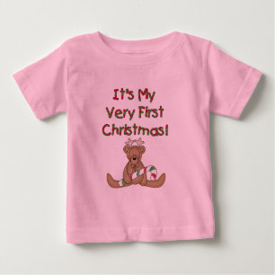 T-shirt Pour Bébé Teddy Bear Très Premier Noël