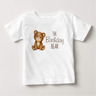 T-shirt Pour Bébé Teddy ours anniversaire chemise de famille personn