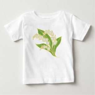 T-shirt Pour Bébé Tee à manches longues pour bébé : Lily de la vallé