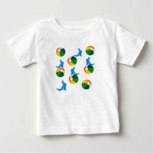 T-shirt Pour Bébé Tee-shirt à volants pour tout-petit Humeur d'été, 
