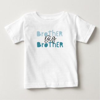 T-shirt Pour Bébé Tee-shirt Big Brother. Compagnon du Tee-shirt Lil'