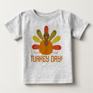 T-shirt Pour Bébé Tee - shirt de bébé de Thanksgiving de jour de la