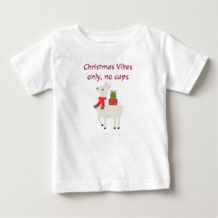 T-shirt Pour Bébé tee-shirt de Noël personnalisé, mignon et drôle po
