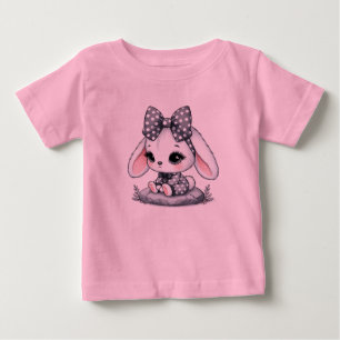 T-shirt Pour Bébé Tee-shirt en jersey fin pour bébé doux et mignon –
