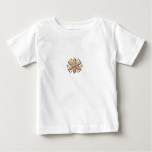 T-shirt Pour Bébé tee shirt enfant biscuits de noel étoile