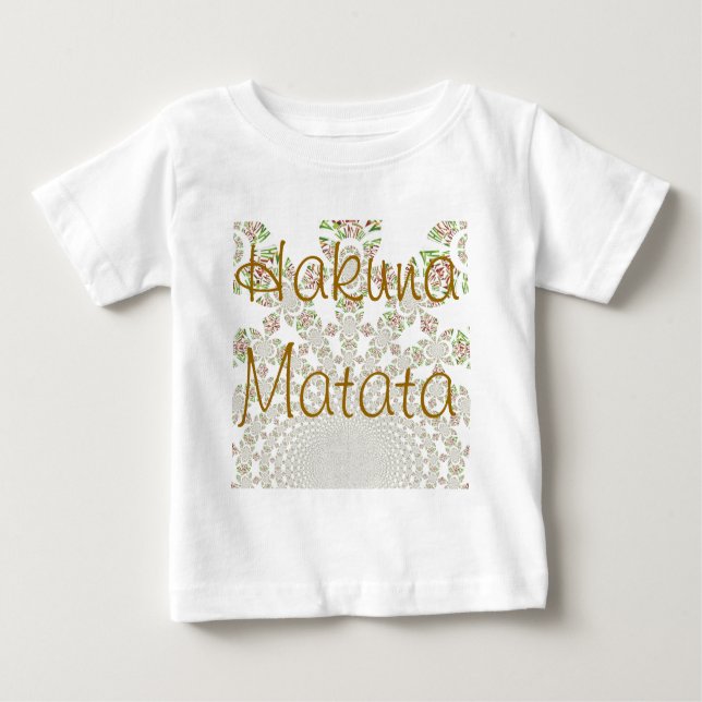 T-shirt Pour Bébé Tee-shirt enfant de Hakuna Matata (Devant)