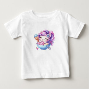 T-shirt Pour Bébé tee shirt enfant licorne