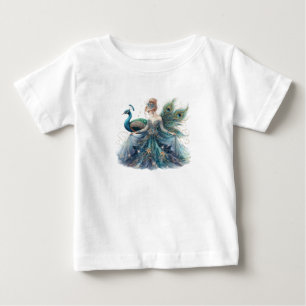 T-shirt Pour Bébé tee shirt femme paon