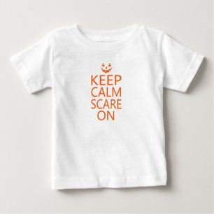 T-shirt Pour Bébé Tee-shirt Gardez votre Calme et Faites Peur visage