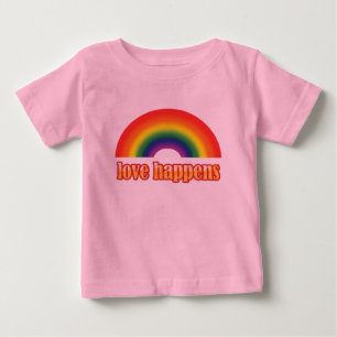 T-shirt Pour Bébé Tee - shirt graphique de bébé gai - fierté