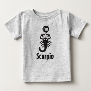T-shirt Pour Bébé Tee - shirt-Scorpion de bébé de zodiaque