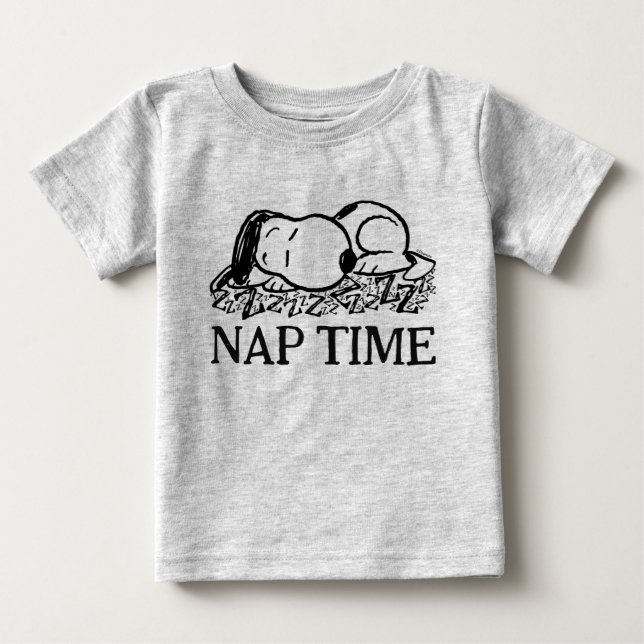 T-shirt Pour Bébé Tee - shirt | Snoopy Nap Time (Devant)