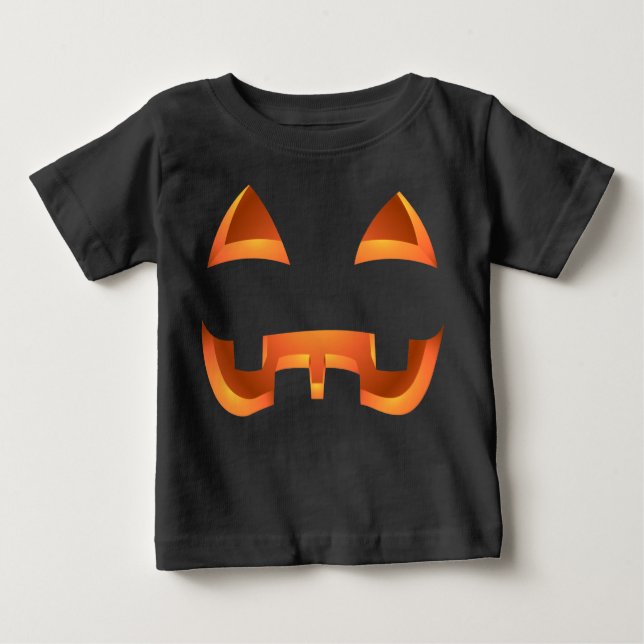 T-shirt Pour Bébé Tee - shirts Citrouilles de Toddler Halloween T-Sh (Devant)