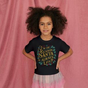 T-shirt Pour Bébé Tee - shirts de Noël en famille   Raison Père Noël