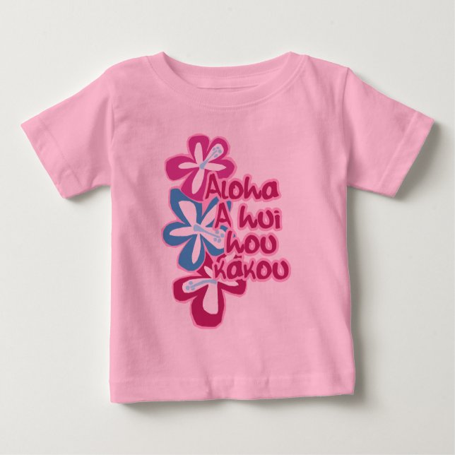 T-shirt Pour Bébé Tee - shirts du nourrisson à fleurs de Pokii (Devant)