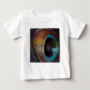 T-shirt Pour Bébé Teinte Antique Oeil de Plume de Paon