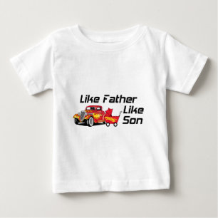T-shirt Pour Bébé Tel père, tel fils hot rod