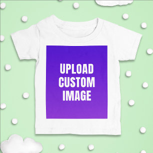 T-shirt Pour Bébé Télécharger une image personnalisée - Ajoutez la v