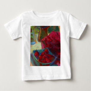 T-shirt Pour Bébé Téléchargez votre oeuvre   Tourner la peinture per