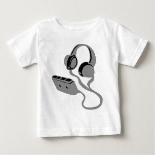 T-SHIRT POUR BÉBÉ TÉLÉPHONES DE BALADEUR ET DE TÊTE