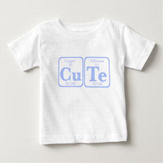 T-shirt Pour Bébé Tellurium de cuivre (CuTe) -- Bleu