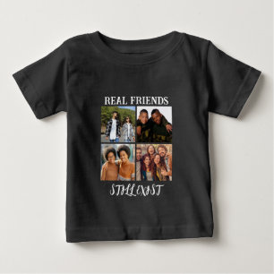T-shirt Pour Bébé Température photo personnalisée "Les vrais amis ex
