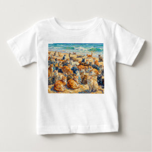 T-shirt Pour Bébé Temps de loisirs pour les chats