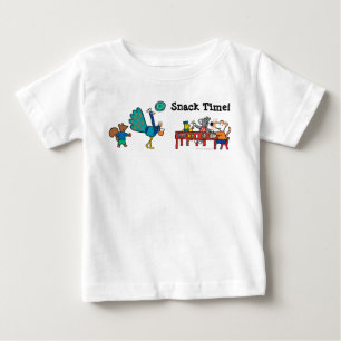 T-shirt Pour Bébé Temps préscolaire de Maisy et de casse-croûte