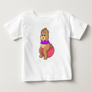 T-shirt Pour Bébé Tenez-vous en forme avec l'exercice ball.PNG