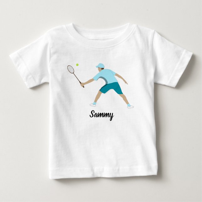 T-shirt Pour Bébé Tennis (Devant)