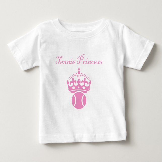 T-shirt Pour Bébé Tennis Princess (Devant)