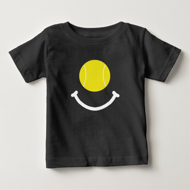 T-shirt Pour Bébé Tennis Smile (Devant)