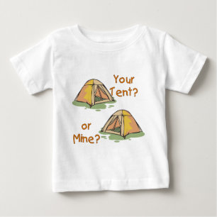 T-shirt Pour Bébé Tentes de camping