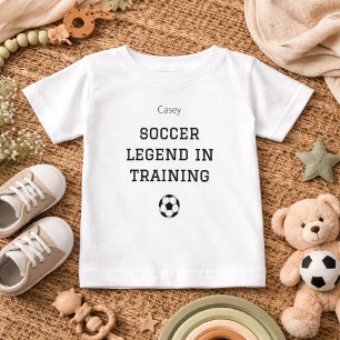 T-shirt Pour Bébé Tenue de bébé avec nom pour futur légendaire footb