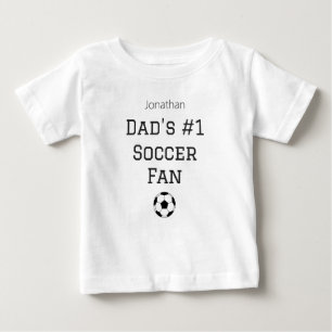 T-shirt Pour Bébé Tenue personnalisée pour bébé avec le nom Papa Foo
