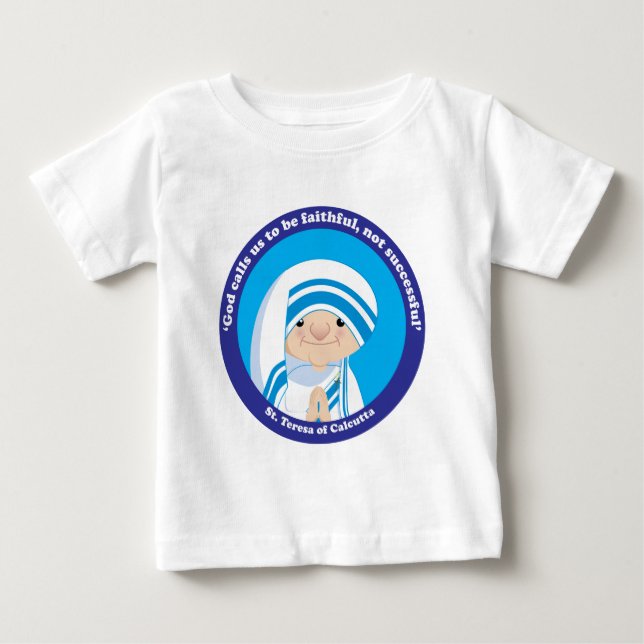 T-shirt Pour Bébé Teresa de Calcutta (Devant)