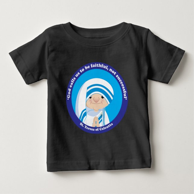 T-shirt Pour Bébé Teresa de Calcutta (Devant)