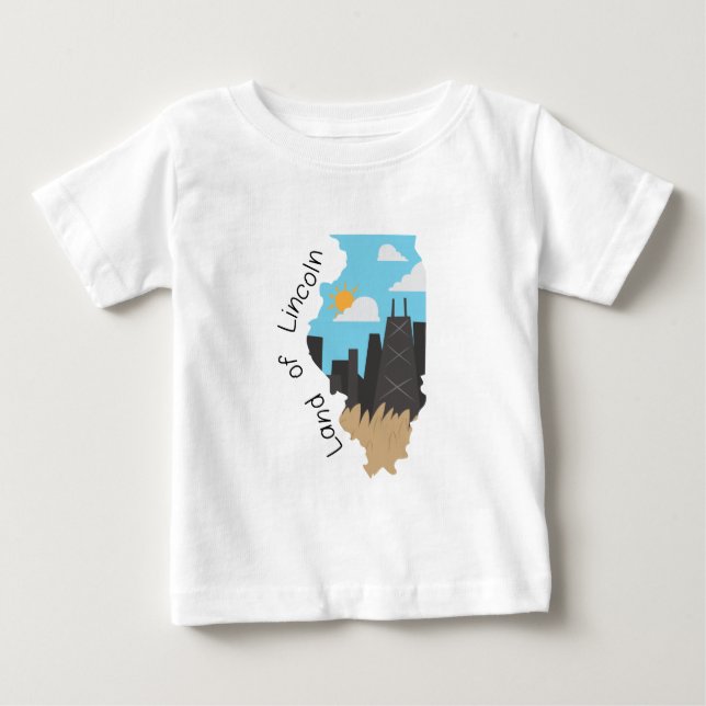 T-shirt Pour Bébé Terre de Lincoln (Devant)