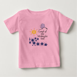 T-shirt Pour Bébé Terre du soleil de minuit