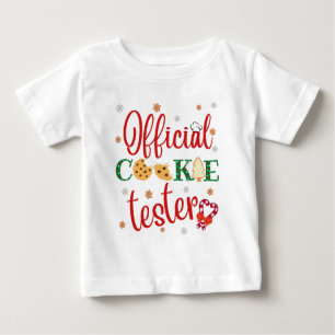 T-shirt Pour Bébé testeur officiel de cookies