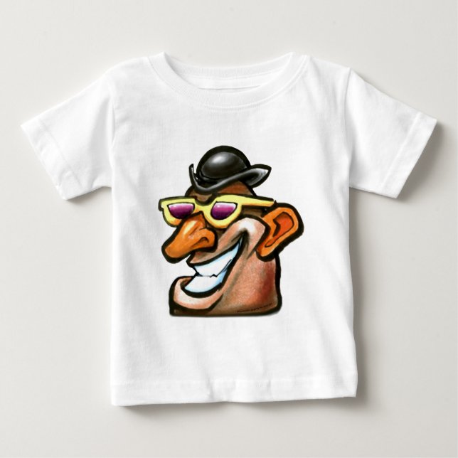 T-shirt Pour Bébé Tête (Devant)