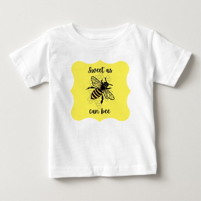 T-shirt Pour Bébé Tête d'abeille (Devant)