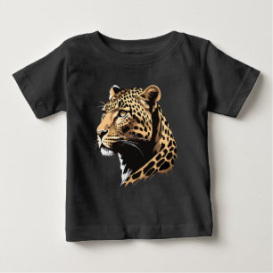 T-shirt Pour Bébé Tête de léopard