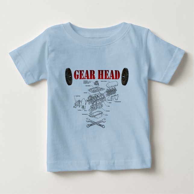 T-SHIRT POUR BÉBÉ TÊTE D'ENFANT (Devant)